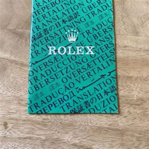 cosc rolex 565.00.1u|Genuine Vintage Rolex Translation Booklet .